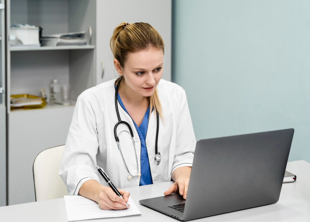 Dental practice owner reviewing CDT-coded billing reports